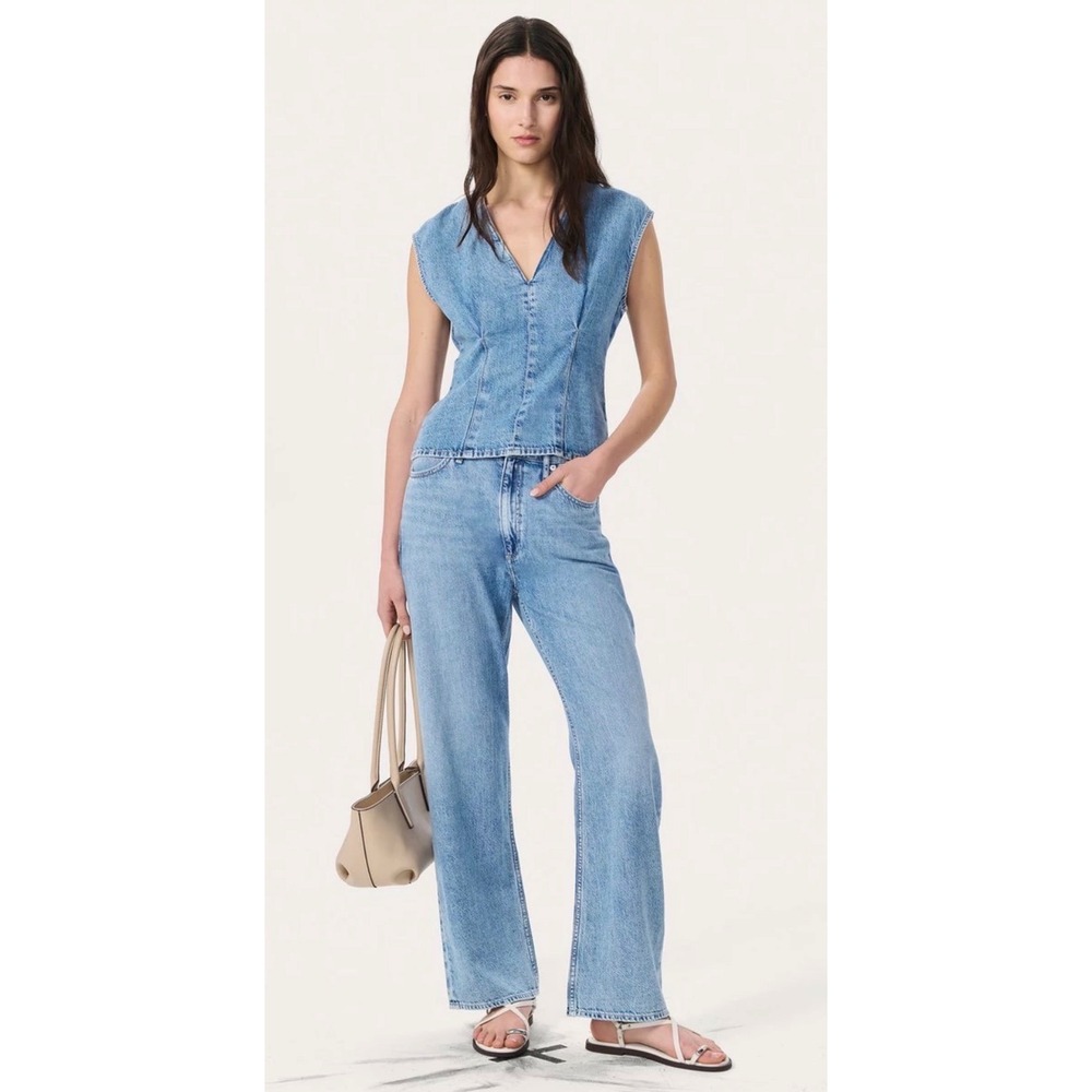 rag & bone Ultra Featherweight Ava Top Size 0 Excellent Condition
